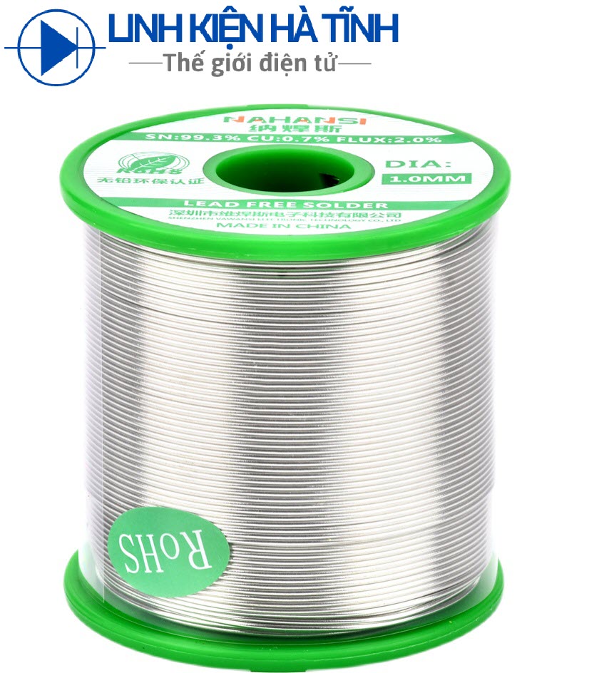 Cuộn Thiếc Hàn Không Chì Cao Cấp Hàn Linh Kiện Điện Tử 0.8MM Thiếc 99.3% Đồng 0.7% 0,1KG / 0,5KG