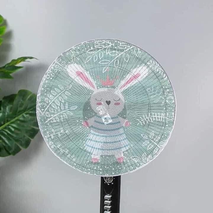 Lưới Bọc Quạt An Toàn Cho Bé Họa Tiết Hình Thú Cưng