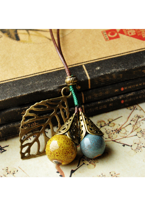 Vòng cổ gốm thời trang Vintage VGOM25