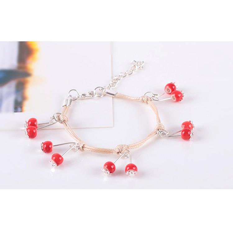 Vòng tay gốm sứ tua rua quả quả vòng tay cổ trang phong cách trung quốc