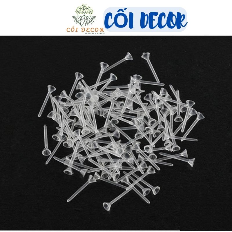 Đế ghim tiểu cảnh lên đất, sân vườn, sen đá