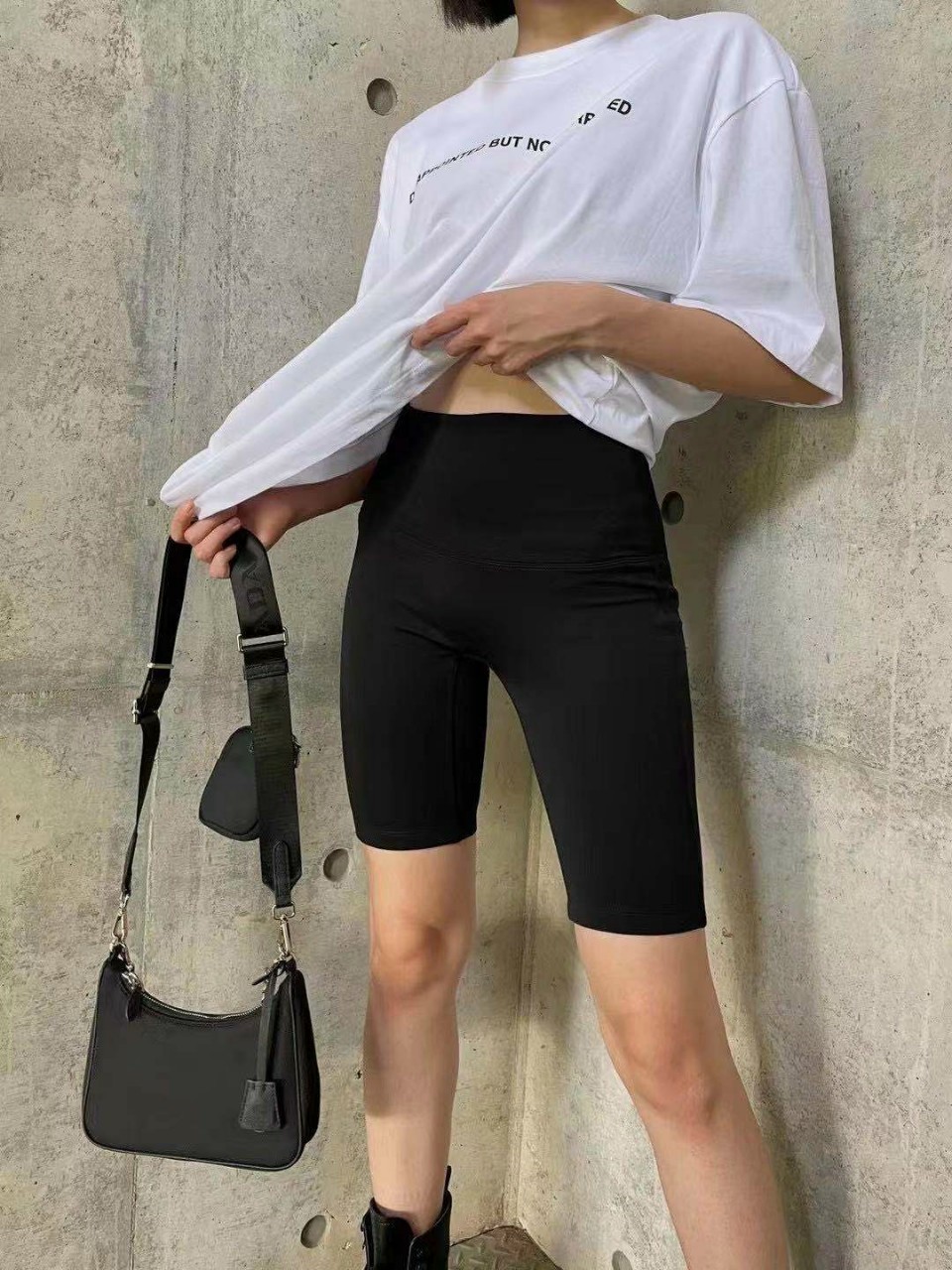 Pants ngố butt lifting high grade super beautiful, Super Swell scalloped