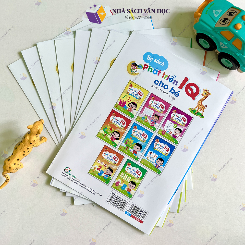 Sách - Phát Triển IQ Cho Bé - Dành Cho Bé 4-5 Tuổi (Túi 8 Cuốn)
