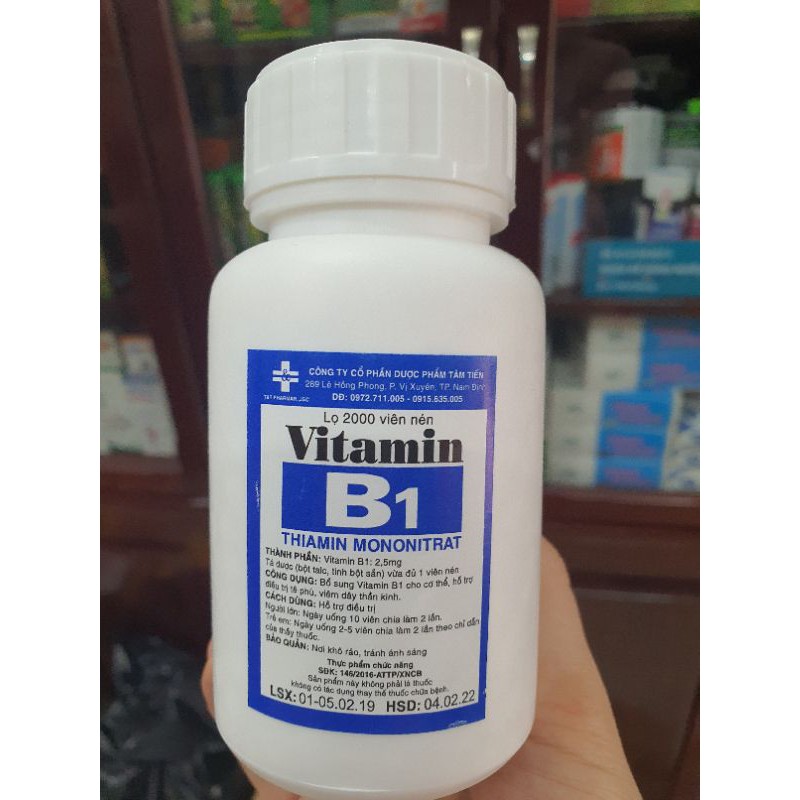 Vitamin B1 - Lọ 100V