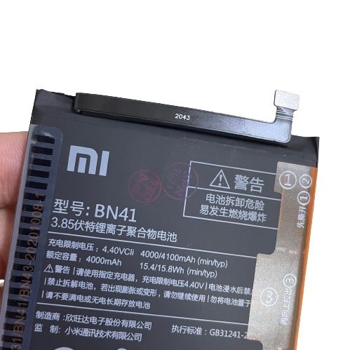 Battery Xiaomi Redmi Note 4 code bn41 capacity 4100mAh battery replacement parts