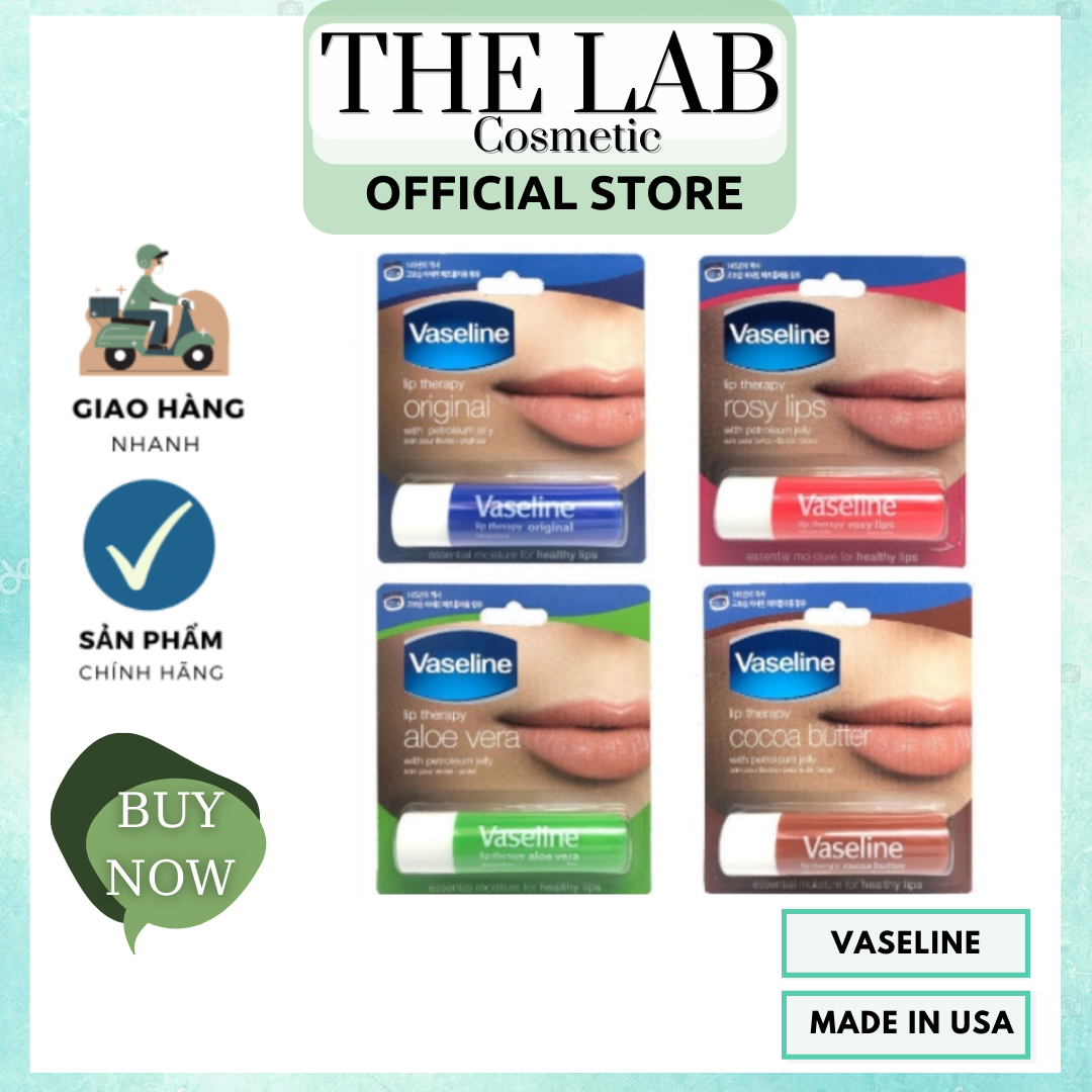 [NHIỀU MÙI] Son Dưỡng Dạng Thỏi - Vaseline Lip Therapy 4.8g