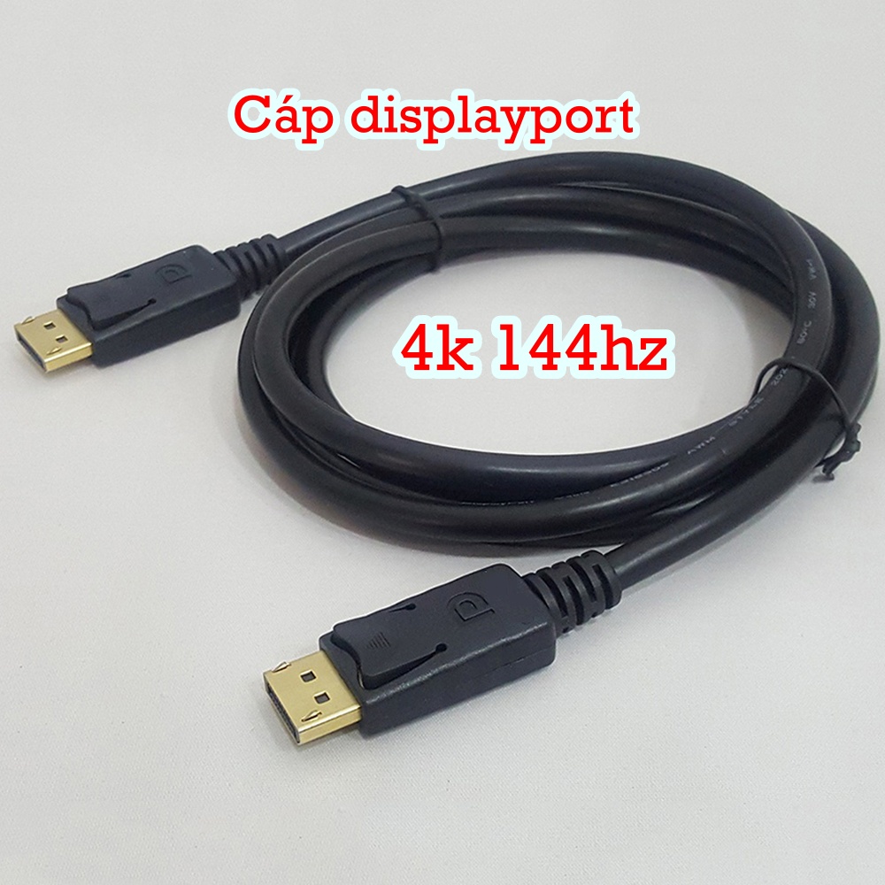 Displayport cable for game screen 1m8 long - 4K 144Hz