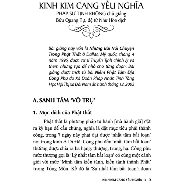 Sách - Kinh Kim Cang Yếu Nghĩa
