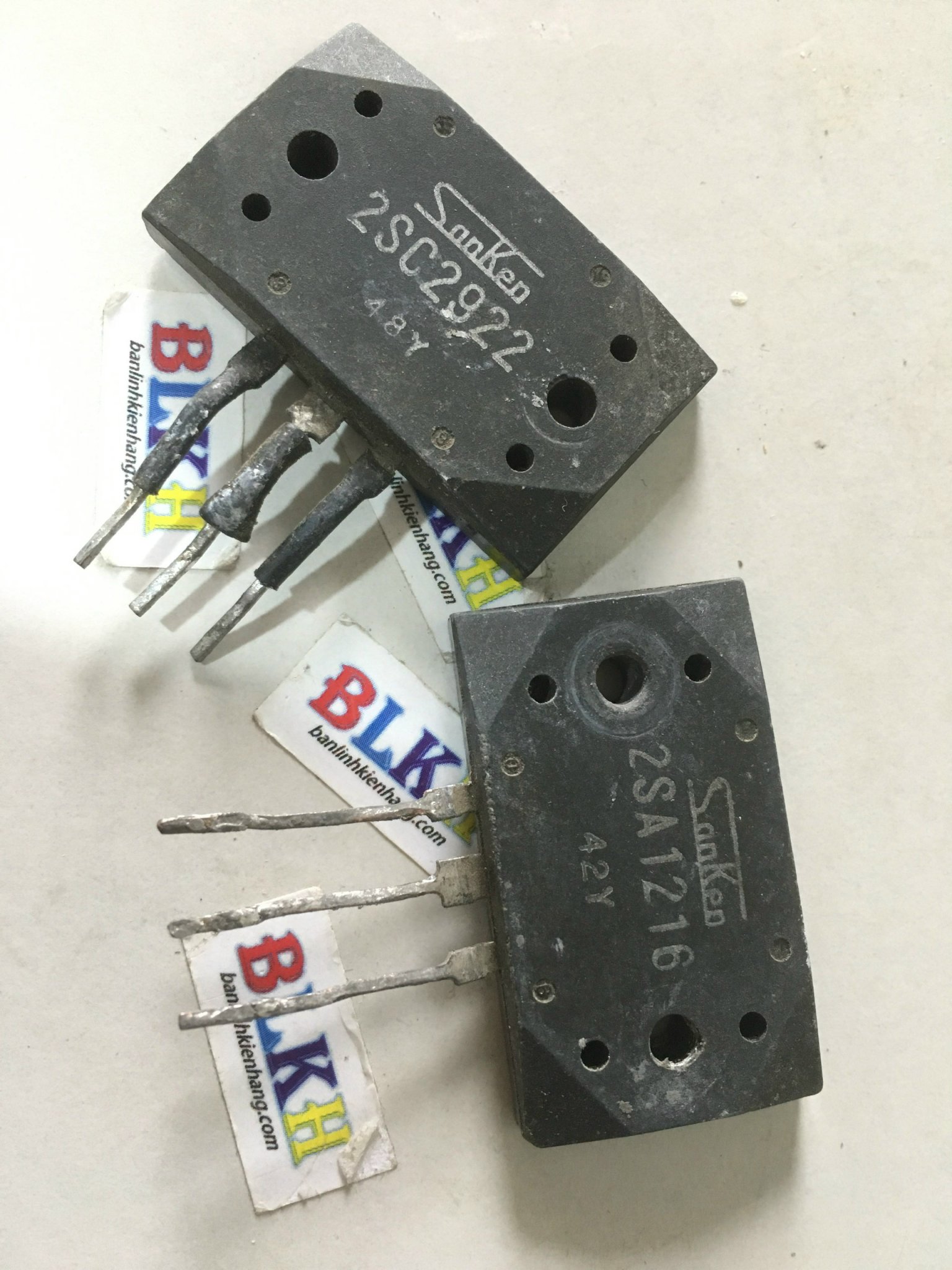 Cặp sò âm ly 2sa1216 2sc2922 2922 1216 chính hãng sanken - tháo máy