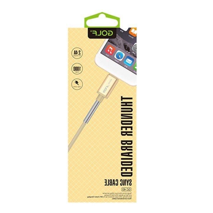Cáp MicroUSB Golf GC-40m