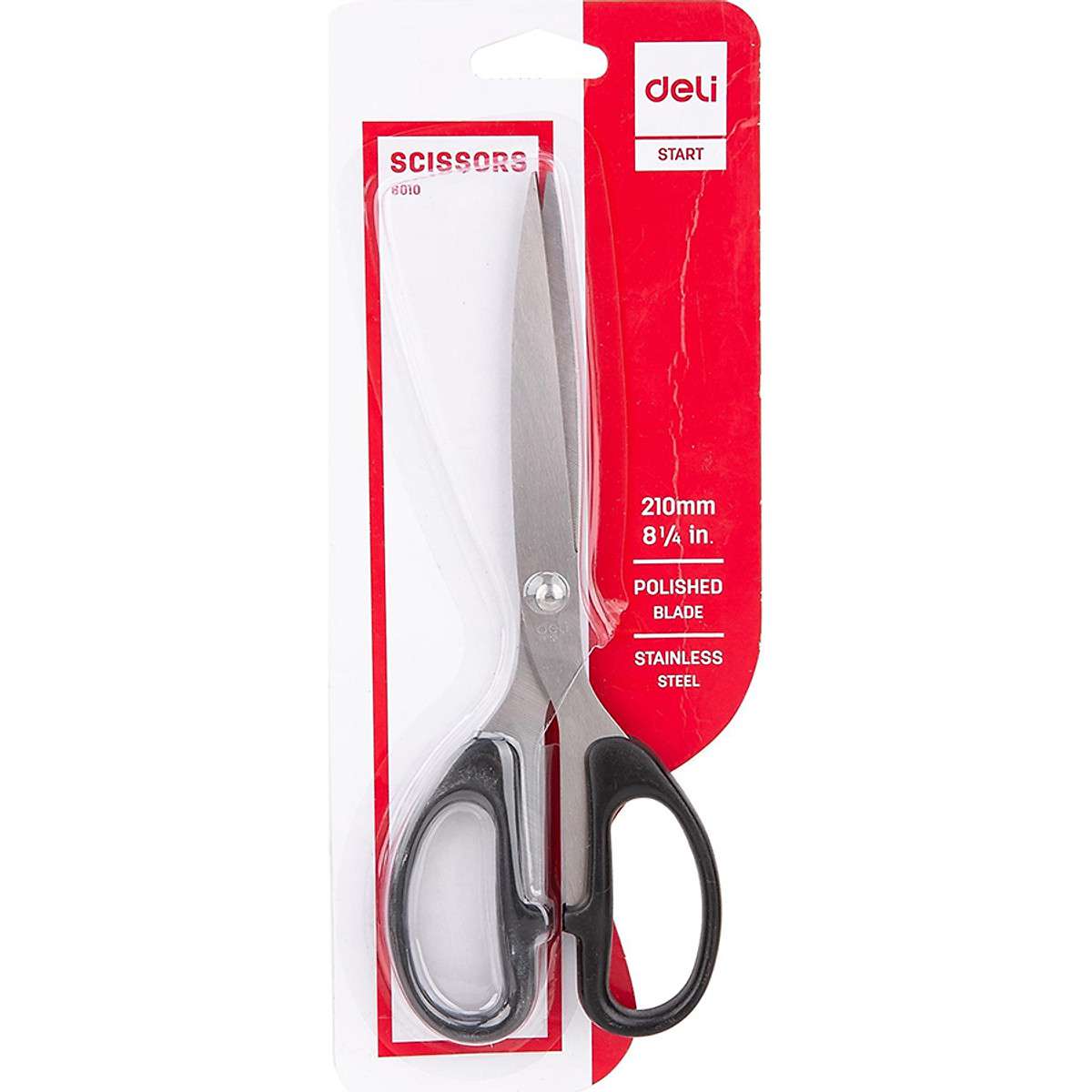 [HCM]Kéo Văn Phòng Deli cỡ trung 6009(180mm) và cỡ lớn 6010(210mm)sắc bénbền đẹptiện dụng