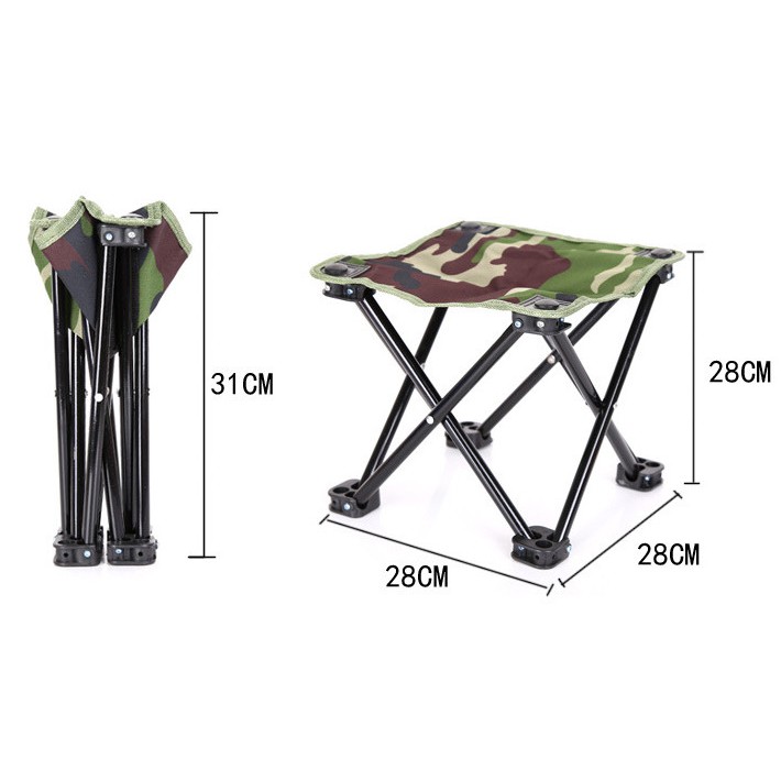 Ghế Câu Cá Rằn Ri Không Tựa