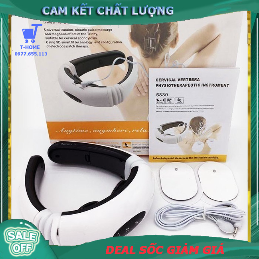 [HCM]Máy massage Cổ Vai Gáy Máy massage 3D châm cứu