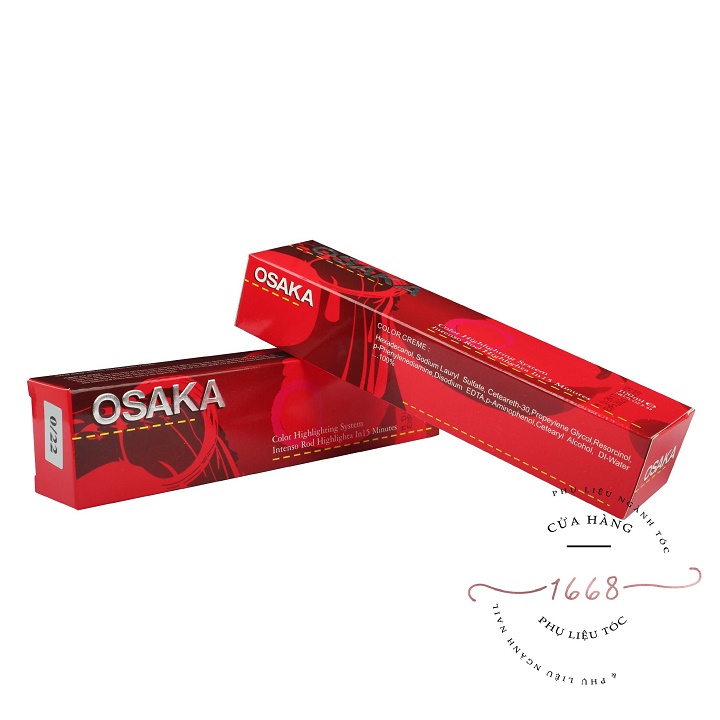 THUỐC NHUỘM OSAKA 100ML + TRỢ NHUỘM COLLAGEN OXY (oxy , bột tẩy mua riêng không tặng kèm với thuốc nhuộm)