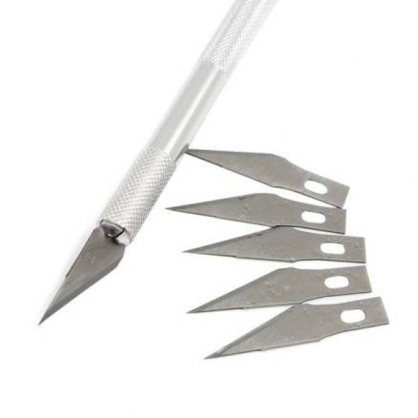 Bộ dao cắt loại chuyên dụng làm mô hình thủ công, lắp ráp, tặng kèm 5 lưỡi dao dự phòng