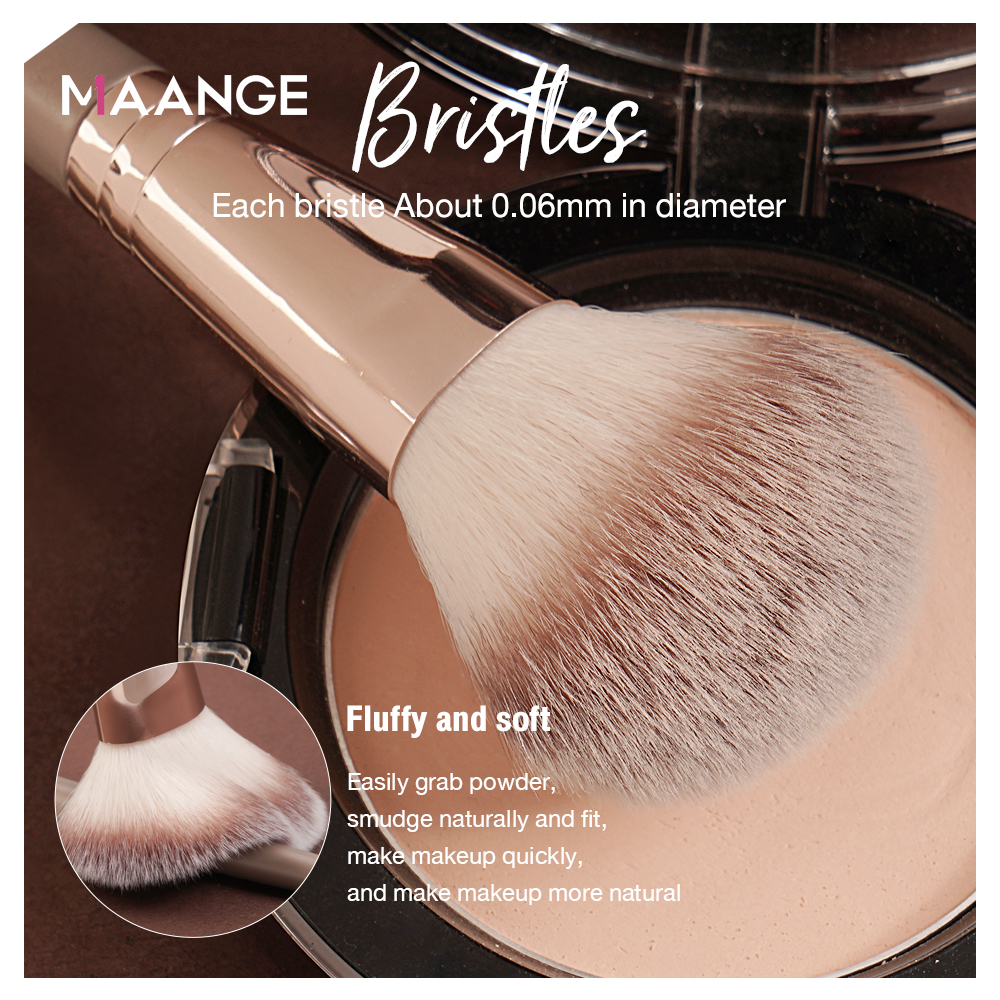 MAANGE Bộ 9 Sản Phẩm Cọ Trang Điểm Đa Năng Cọ Đánh Phấn Nền Dạng Lỏng Phấn Mắt
