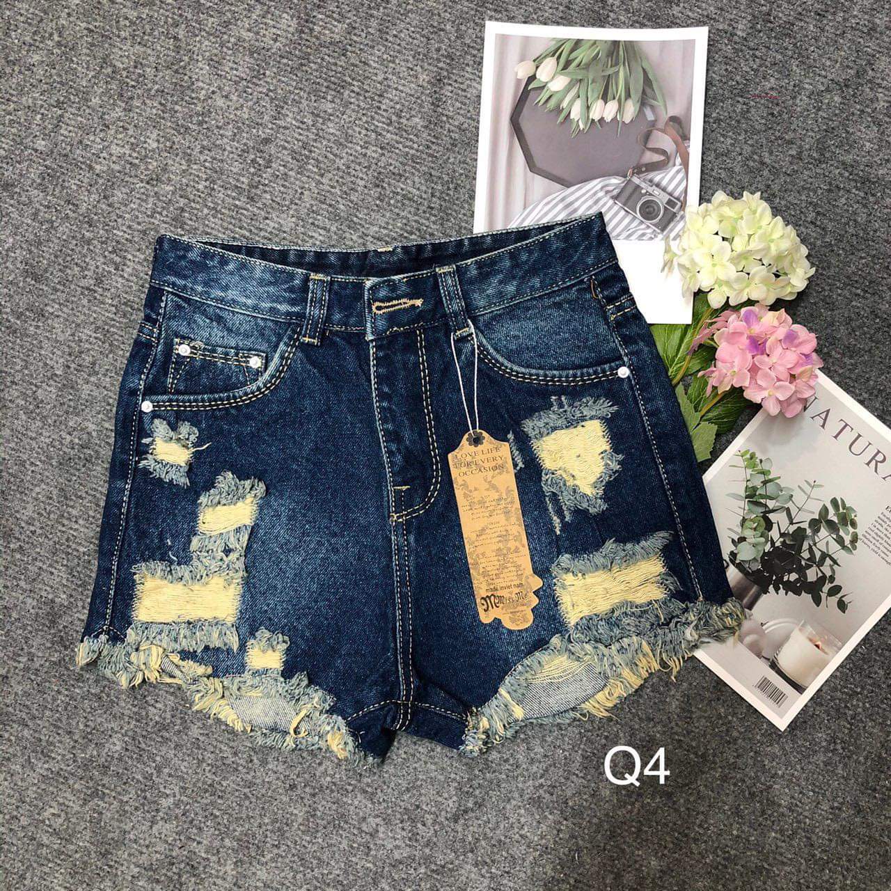 [Hoàn tiền 6%] Quần jeans đùi/ sort ngắn cho bé gái 30-40kg