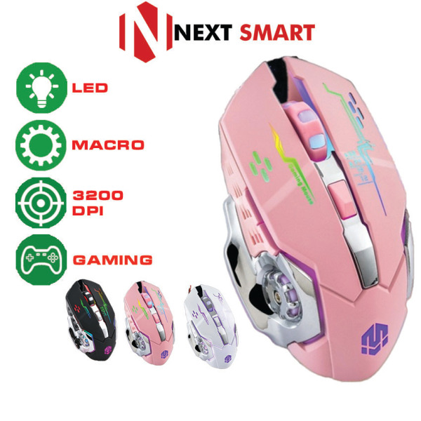 Bảng giá Chuột gaming NEXT SMART M2G416 LED RGB Hỗ trợ Macro chơi game văn phòng học tập Phong Vũ