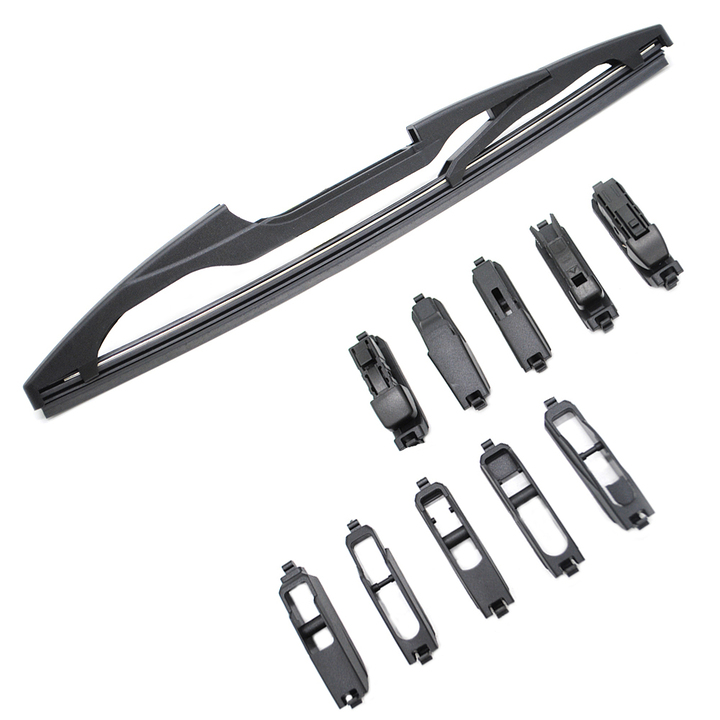 Cần gạt và đầu gắn kết nối cần gạt nước mưa kính sau ô tô các hãng xe