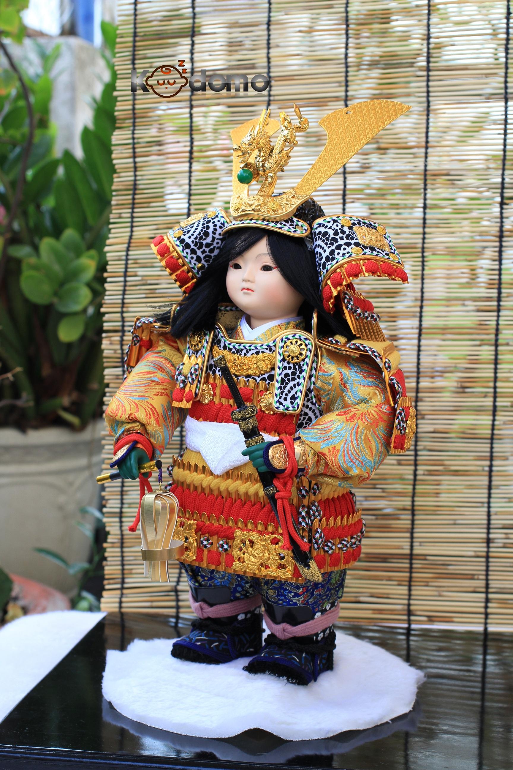 búp bê nhật bản , búp bê samurai , áo giáp samurai , nón giáp samurai
