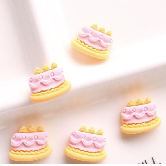 Charm slime/ dụng cụ charm trang trí hình bánh & kem