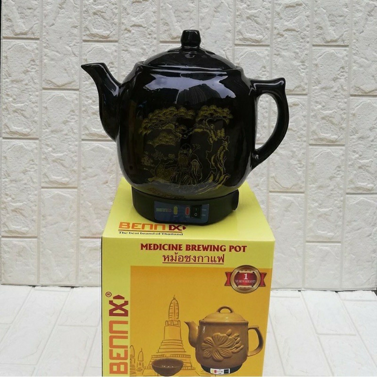 {BẢO HÀNH 12 THÁNG} Ấm sắc thuốc bắc Bennix Thái Lan 3.2 lít