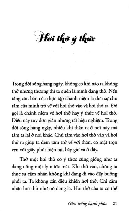 Gieo Trồng Hạnh Phúc (Tái Bản)