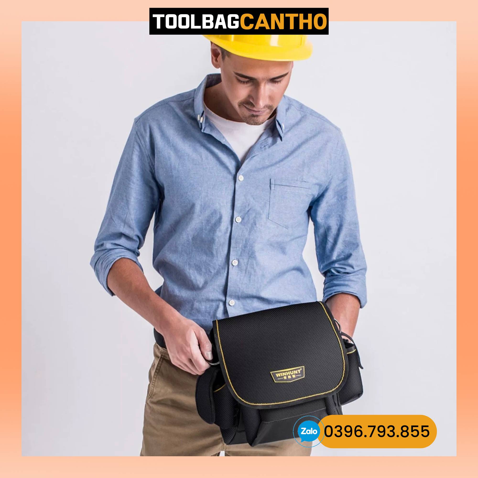 Túi đeo đồ nghề Winhunt WH018 có kèm 2 dây đeo