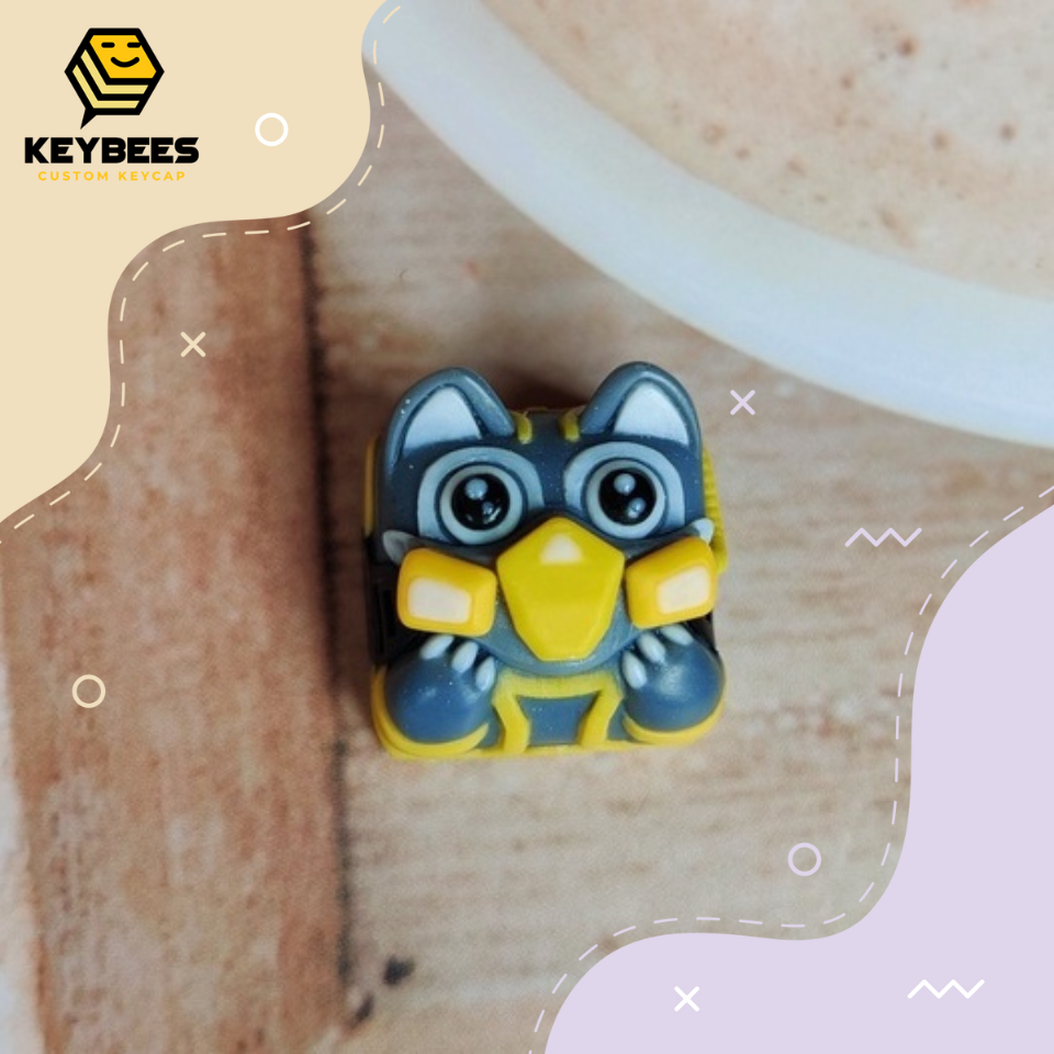 Nút bàn phím cơ resin handmade Lago The Fox Keycap (Nhiều Mẫu)