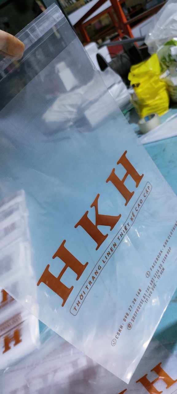 1kg Túi dán miệng PE đựng quần áo