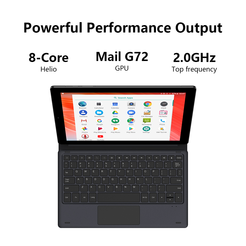 Tablet Chuwi Hipad X- Tablet chơi game (chip Helio P70/6G Ram/128G UFS/ 10.1 inch Full HD)