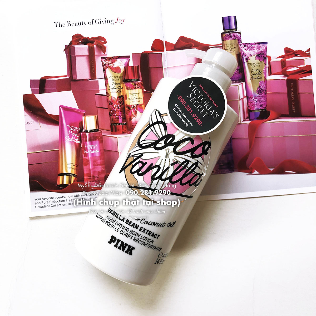 Sữa dưỡng thể Coco Vanilla Pink Lotion - Hàng chính hãng từ VS Mỹ