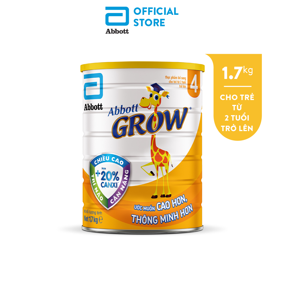 Sữa bột Abbott Grow 4 G-Power Hương Vani 1.7kg