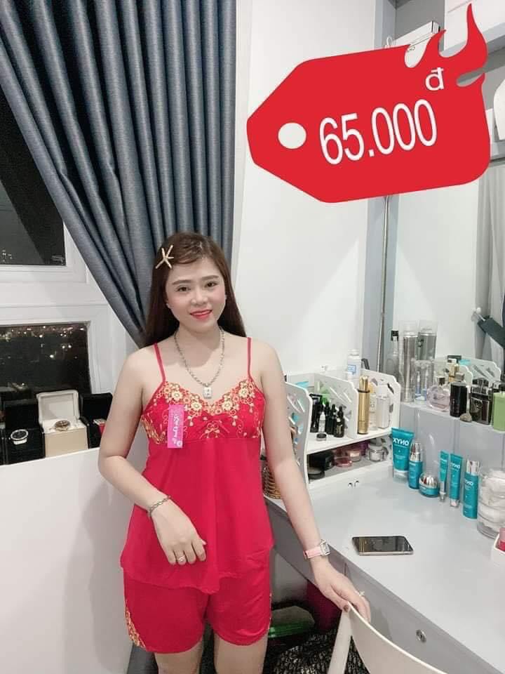 ĐỒ BỘ NGỦ THUN LẠNH PHỐI REN SEXY 3 SIZE 65KG TRỞ XUỐNG (36)