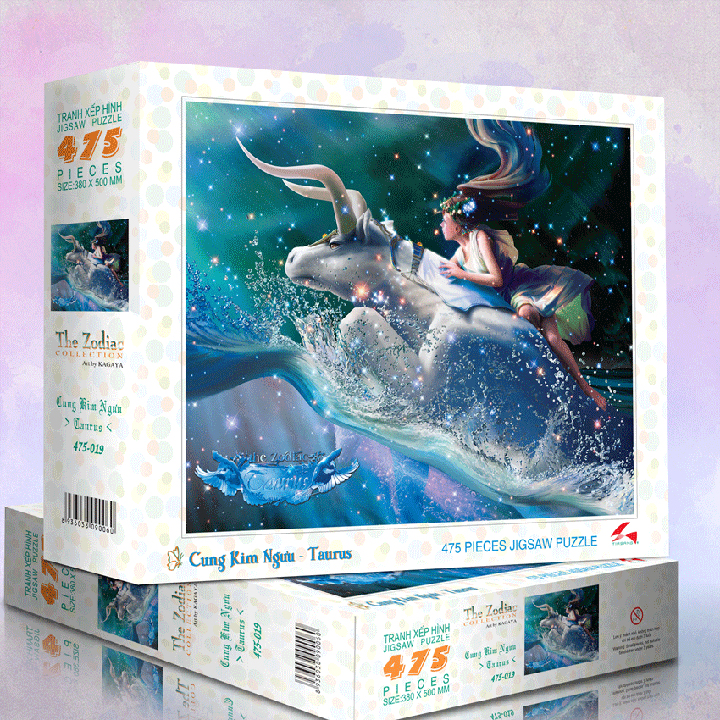 Tranh xếp hình trí tuệ 475 mảnh Jigsaw Puzzle Tia Sáng - CUNG KIM NGƯU - MSP: 475-019