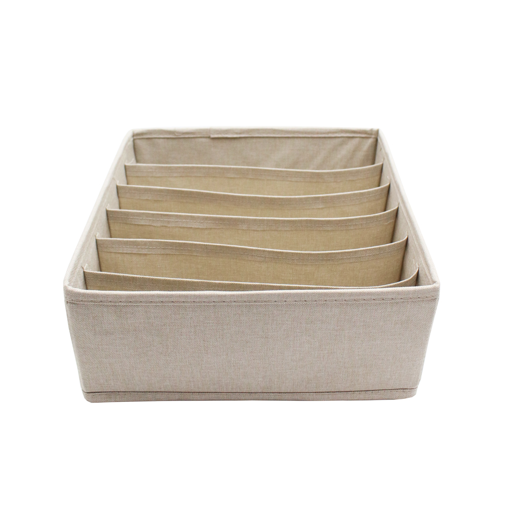 Khay đựng | JYSK Mala | bọc vải polyester | be | R33xS27xC10cm