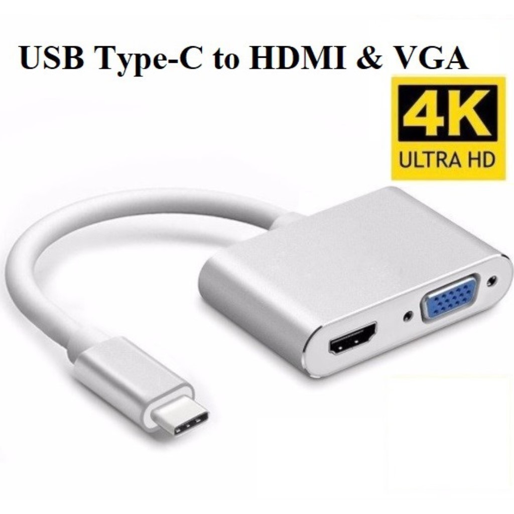 Cáp Chuyển Type-C ra HDMI và VGA