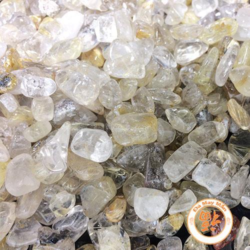 Đá Vụn Phong Thủy Thạch Anh Tóc Vàng