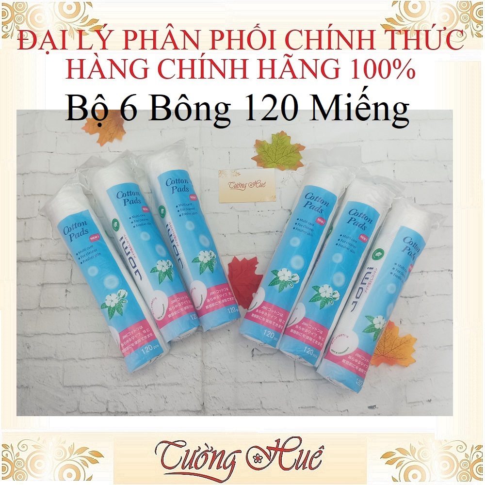 Bông Tẩy Trang Nhật Bản JOMI 120 Miếng Cotton Pads