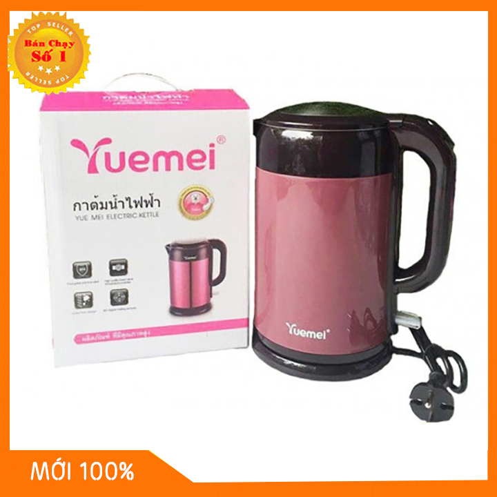 [Sôi Tự Ngắt] Bình Đun Nước Siêu Tốc Thái Lan Yuemei 2.5L, Âm Đun Nước Thái Lan