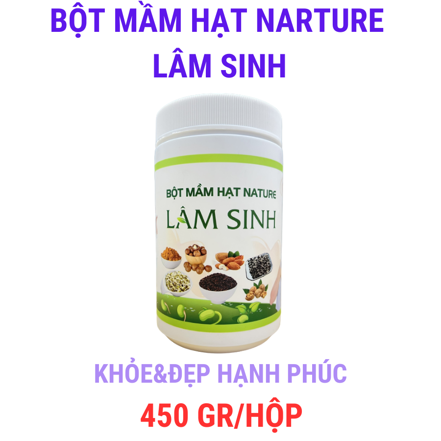 Bột Mầm Hạt Nature Lâm Sinh – 450g/hộp