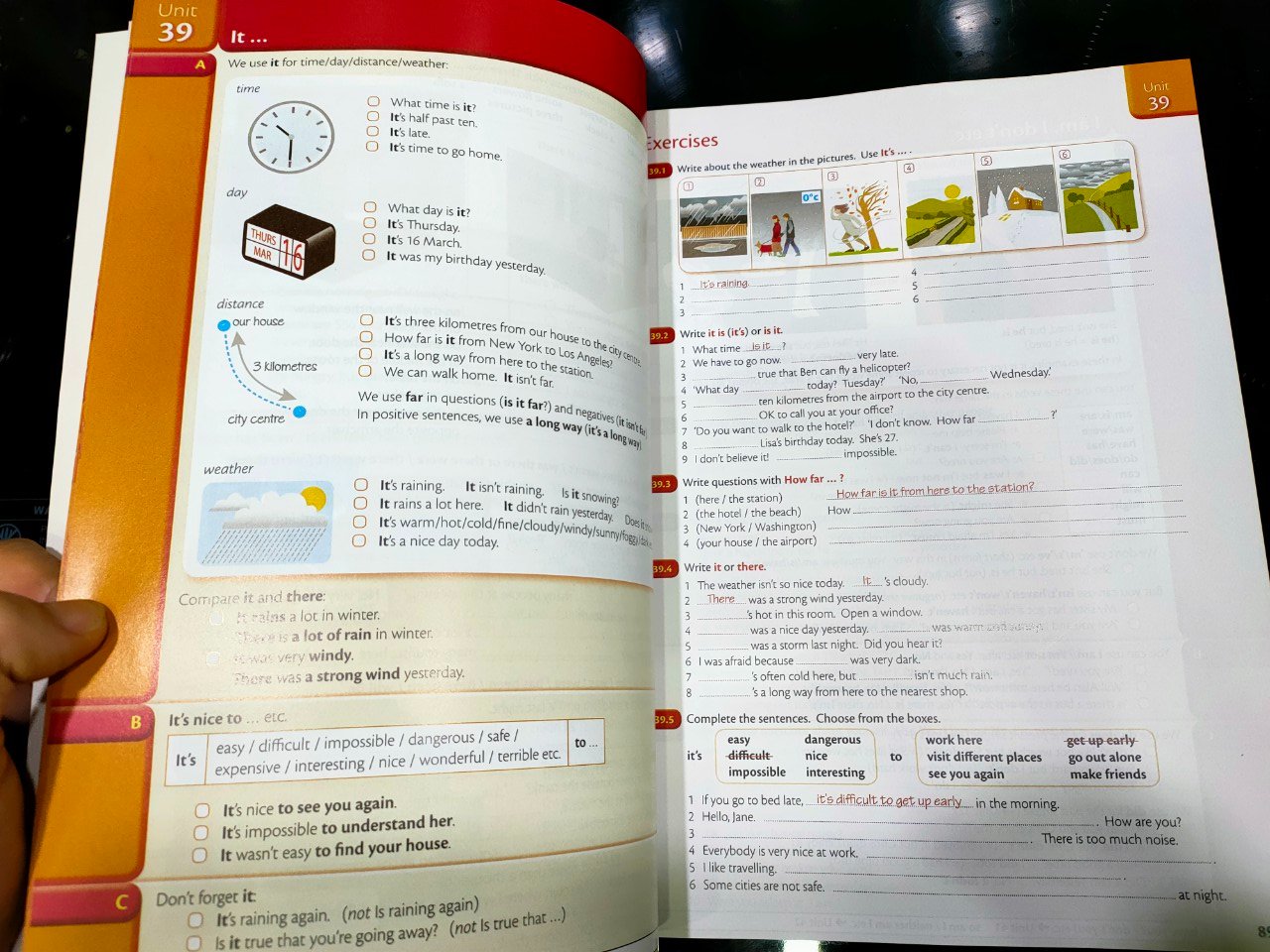 Bộ nhập english grammar in use 3q in màu (kèm link audio và answer key)