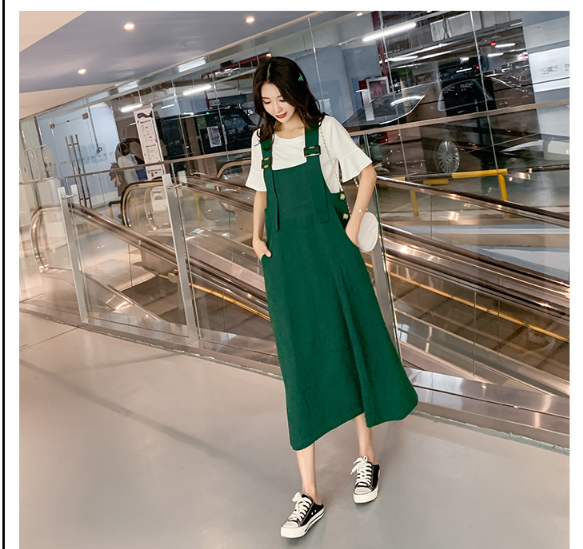 [HCM]ĐẦM BẦU VÁY BẦU CÔNG SỞ YẾM PHONG CÁCH HÀN QUỐC (có kèm áo thun )