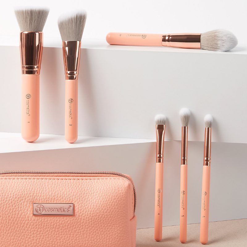 Bộ Cọ Trang Điểm 6 Cây Bh Cosmetics Petite Chic Mini