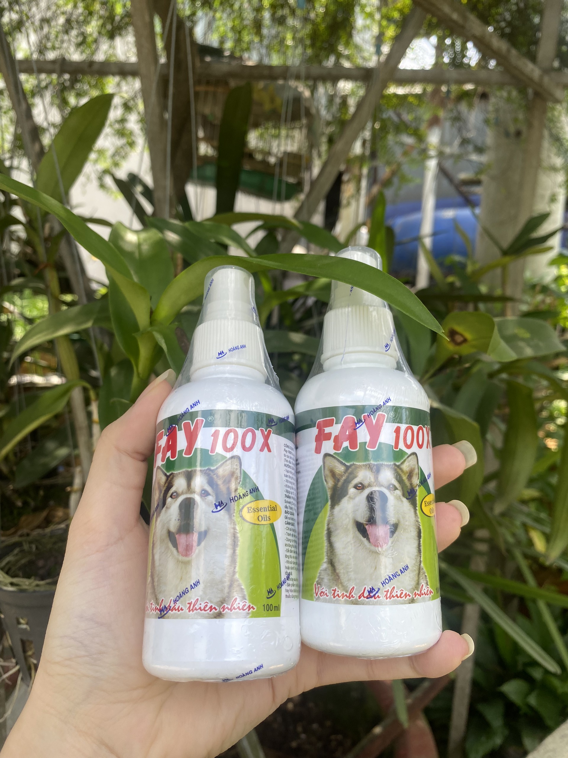 Chai xịt ve, rận , bọ chét - fay 100x dành cho chó mèo