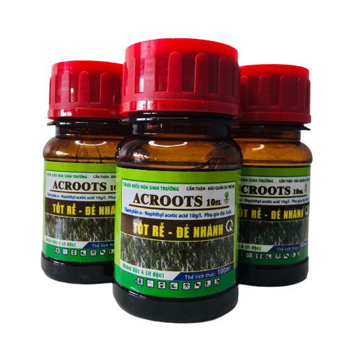 Thuoc kích rễ ACROOTS 10SL (Ra rễ cực mạnh, đẻ nhánh nhiều, mập mầm, xanh cây, xanh lá)