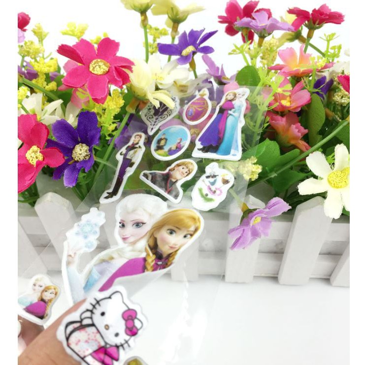 [HCM]Sticker Dán Trang Trí Hoạt Hình Công Chúa Disney