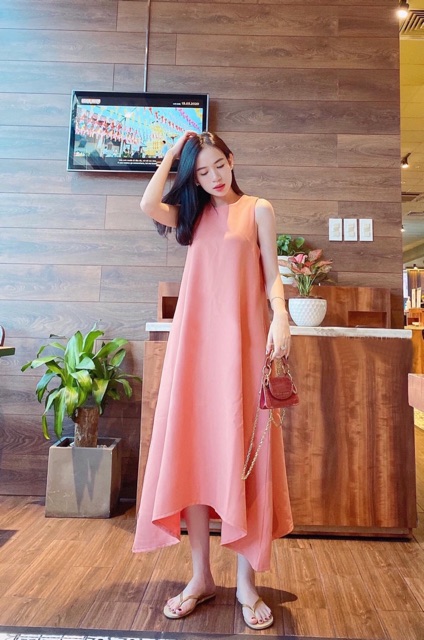 ĐẦM SUÔNG KHÔNG TAY (Có ảnh thật) MS 106