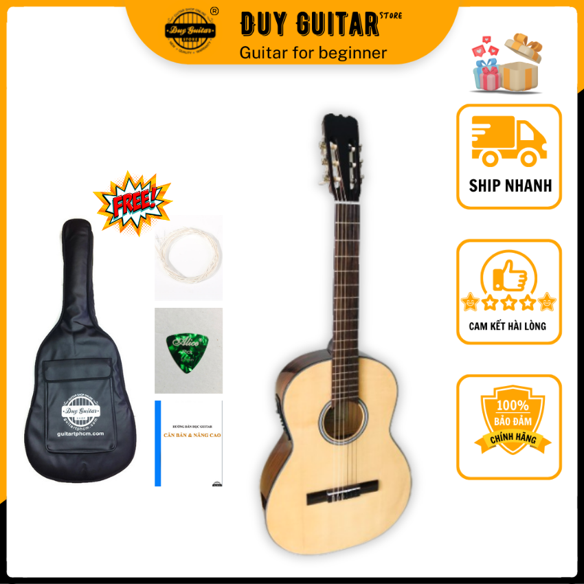 Classic guitar with EQ DVE70CX men ghitar classic đệm Theater new form of single guitar store-specialized for cheap guitar for students