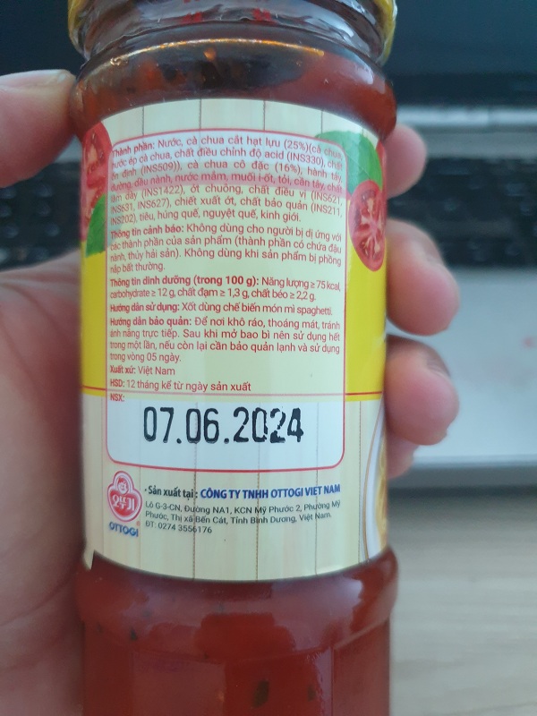 SỐT CÀ CHUA SPAGHETTI OTTOGI 220G